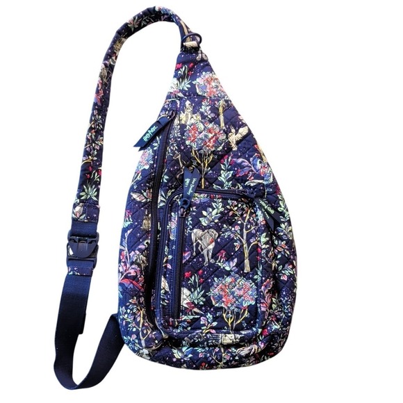 Vera Bradley Handbags - Vera Bradley Harry Potter Forbidden Forest Sling Backpack Quilted Purple Bag